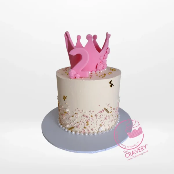 2nd Birthday Cake from Cravery’s cake shop Aston, perfect for toddler celebrations.