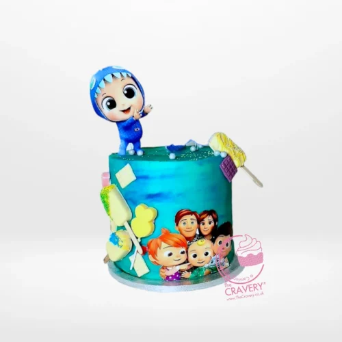 2nd Birthday Cocomelon Cake from Cravery’s Cake Shop Solihull. A fun and colourful cake for a memorable celebration.