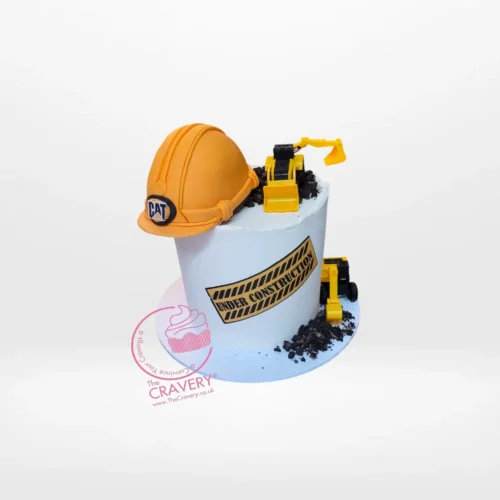 3D Construction Cake from Cravery’s cake makers Solihull