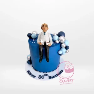 90th Birthday Cake from Cravery's cake Walsall collections – A delicious and elegant tribute to a life well-lived.