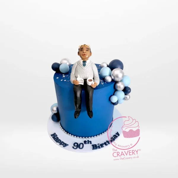 90th Birthday Cake from Cravery's cake Walsall collections – A delicious and elegant tribute to a life well-lived.