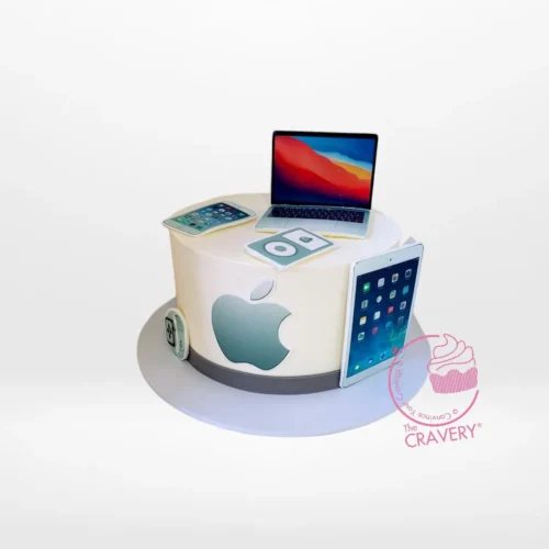 Apple Cake inspired by Apple brand from Cravery’s cake Walsall