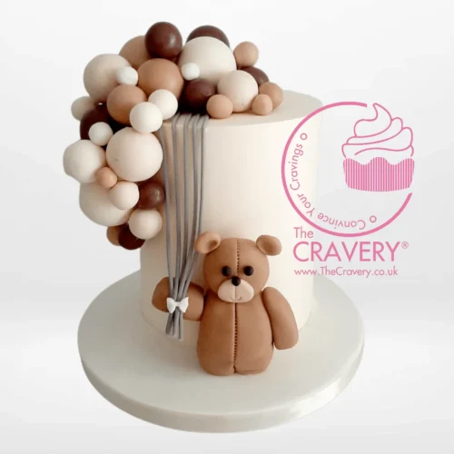 Baby Shower Cake With Baloons from Cravery’s cake shop Birmingham