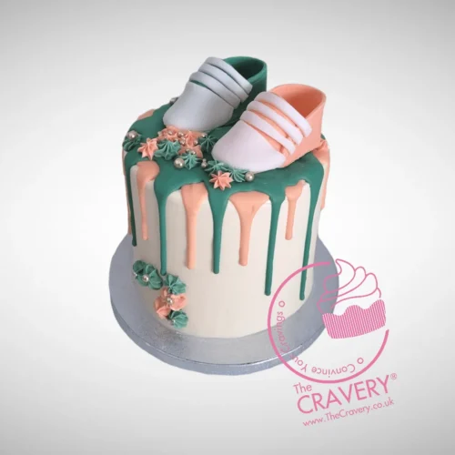 Babyshower Cake for Twins from Cake Shop Redditch