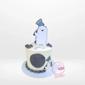 BearCake – A charming and delightful creation from Cravery's cakes delivered Birmingham collections.