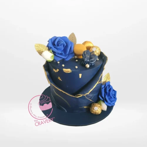 Birthday Cake Marble from Cravery's birthday cakes delivered Birmingham service – An elegant cake filled with flavor.