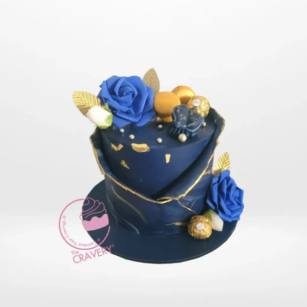 Birthday Cake Marble from Cravery's birthday cakes delivered Birmingham service – An elegant cake filled with flavor.