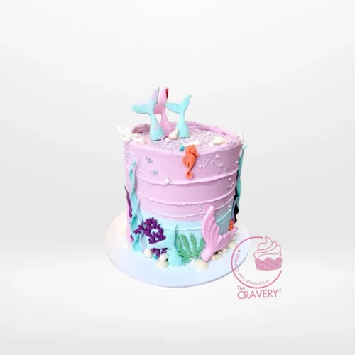 Birthday Cake Mermaid from Cravery cake Walsall – A whimsical and enchanting mermaid-inspired creation for your birthday.