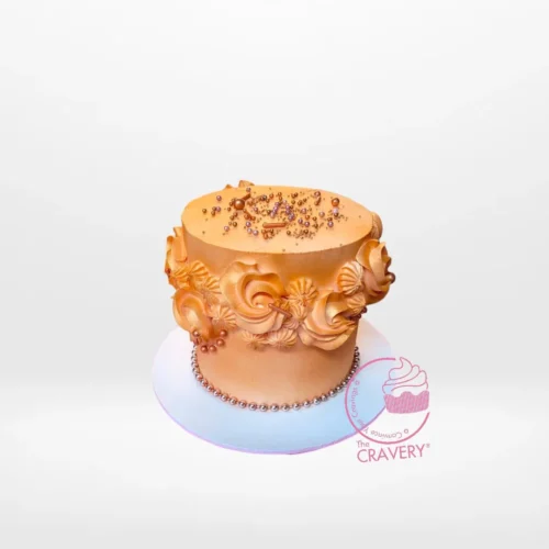 Birthday Cake Rose Gold – A luxurious cake with rose gold accents, perfect for birthdays in Birmingham.