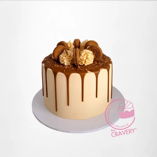 Biscoff Cake – A delicious cake infused with Biscoff flavor, perfect for celebrations in Birmingham.