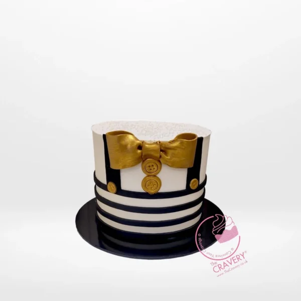 Bow Cake – A custom creation with an elegant fondant bow, perfect for special occasions, available at our cake shop Birmingham.