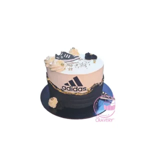 Brand Cake – A corporate cake featuring your logo and brand colours, perfect for corporate events in Birmingham.