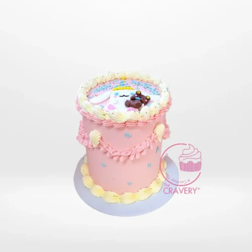 Bunny Birthday Cake from birthday cakes Solihull – A whimsical birthday delight.