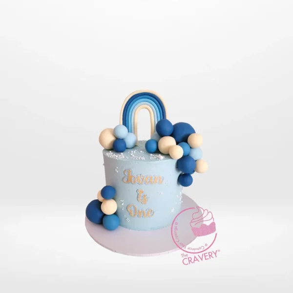 Cake Birthday Rainbow from Carvery's cake makers Solihull – A colorful, delightful cake for any special occasion.