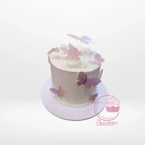 Cake Butterflies from Cravery’s cakes delivered Birmingham