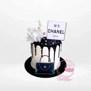 Cake Channel by The Cravery, elegant handcrafted celebration cake from our cake shop in Northfield.