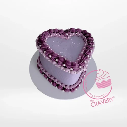Cake Chocolate Heart – A decadent and loving treat from Cravery's birthday cakes delivered Birmingham service.