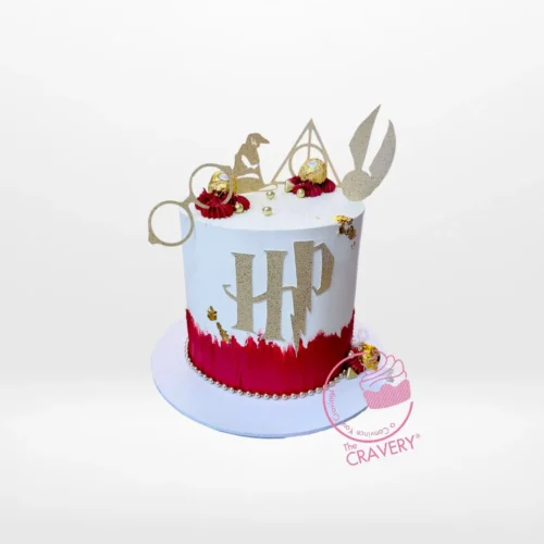 Cake of Harry Potter from Cravery Cake Shop Walsall, an enchanting cake inspired by the magical world of Hogwarts.