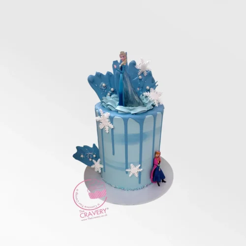 Cake from Frozen – A magical Disney-inspired creation by Cravery's cake makers Birmingham.