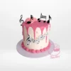 Cake Music Band by The Cravery, handcrafted music-themed cake with fondant instruments, available for birthday cake delivery in Birmingham.