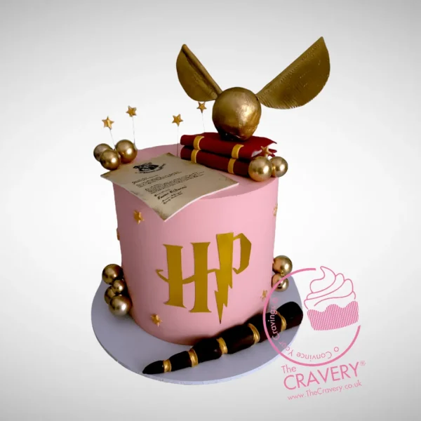Cake for Harry Potter from Cravery Cake Shop Walsall. A magical creation for Harry Potter fans.