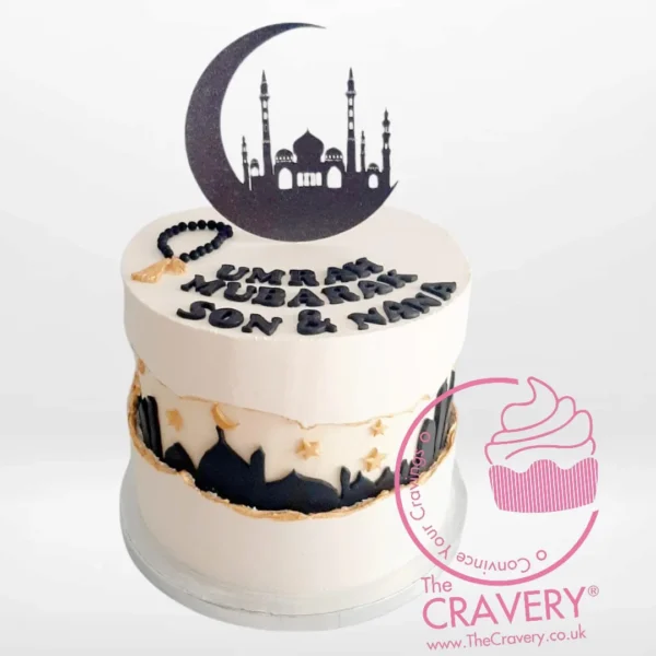 Cake Umrah Mubarak from Cravery’s best cake shop Birmingham