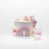 Cake with a Rainbow – Custom rainbow cake available at cake Birmingham.