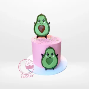 Cake with Avocado from Cravery Cake Birmingham – A unique and indulgent treat for your celebration.
