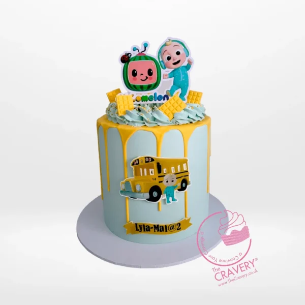 Cake With Bus from Cravery’s cake shop Birmingham