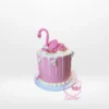 Cake with Flamingo – Vibrant tropical cake available from cake shop Birmingham.