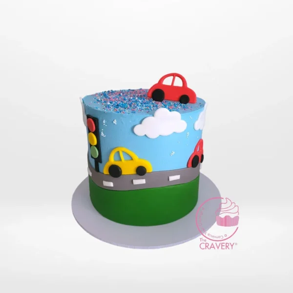 Cars Cake from Cravery’s cake delivery Birmingham