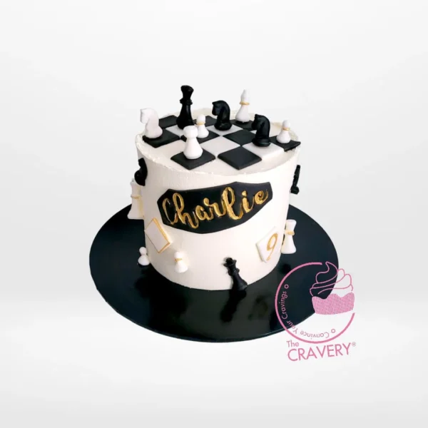Chess Cake from Cravery Cake Artist Solihull – A visually stunning and flavorful treat for chess lovers.