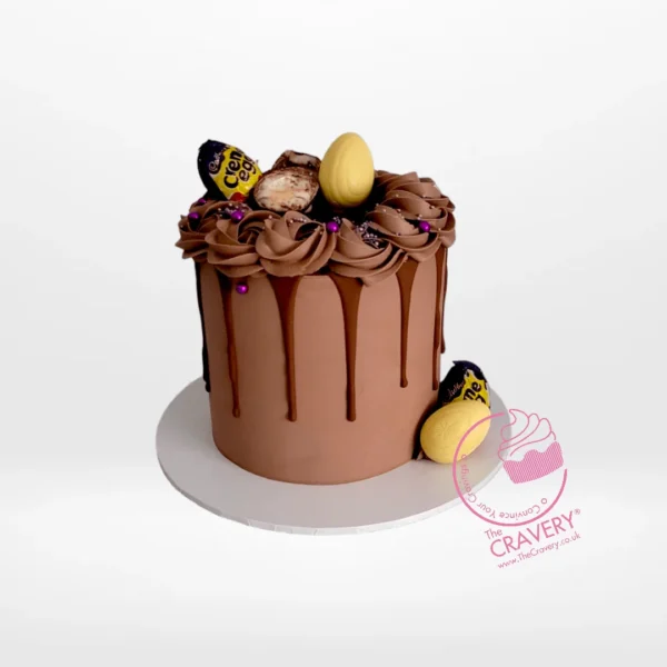 Cocoa Cake by The Cravery – rich handcrafted chocolate celebration cake available for birthday cakes in Sutton Coldfield.
