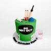 Cricket Cake from Cravery cake Solihull – A cricket-themed cake for your celebration.