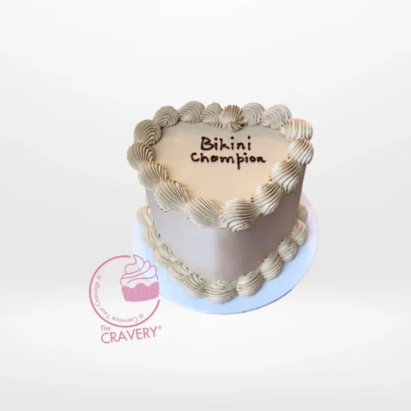 Decorated Heart Cake from best bakery Birmingham – A stunning centerpiece for your special occasion.