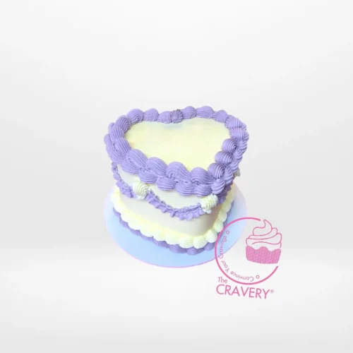 Decorated Heart Shaped Cakes – A romantic heart-shaped cake, perfect for special occasions in Birmingham.