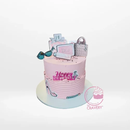 Dior Birthday Cake from birthday cake Walsall selections – A luxurious and sophisticated cake for your high-fashion celebration.