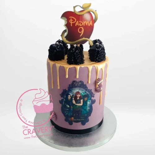 Disney Descendants Cake from Cravery’s birthday cakes Solihull