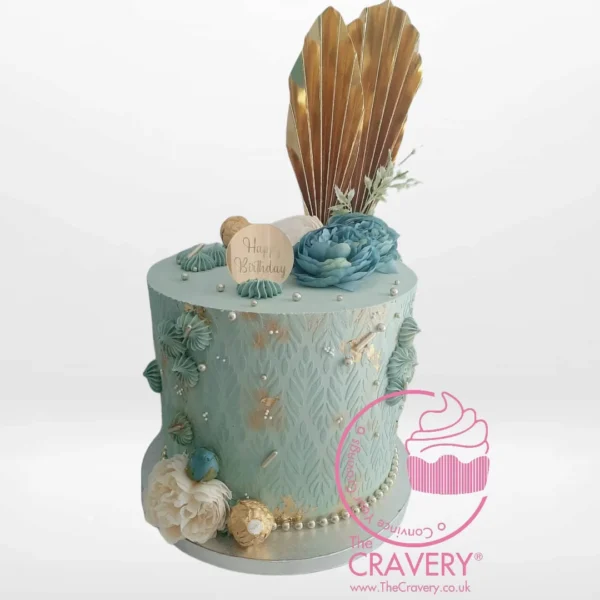Elegant 18th Birthday Cake from Cravery’s cake shop Birmingham
