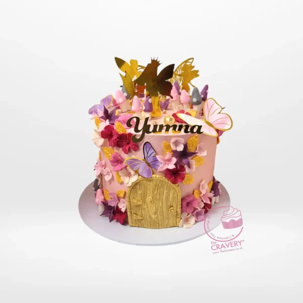 A Fairy Cake by The Cravery, handcrafted magical cake by expert cake artist in Solihull.