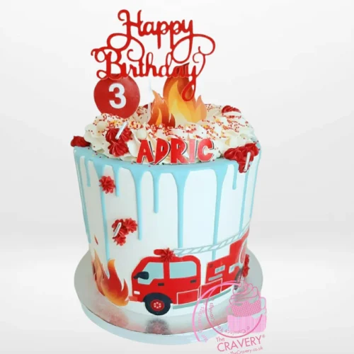 Fire Engine Cake from Cravery’s cake Birmingham