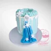 Elsa-themed Frozen Birthday Cake handcrafted by The Cravery’s cake makers in Birmingham.