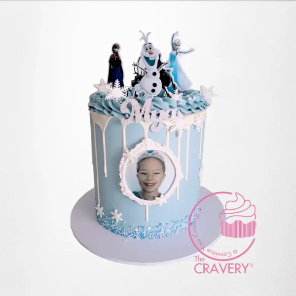 Frozen Frozen Cake by The Cravery, handcrafted Disney Frozen-themed cake from our cake shop in Smethwick.