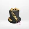 Gold and Black Cakes from Cravery Birthday Cakes Birmingham