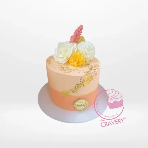 Gold Dusted Cake from Cake Shop Smethwick