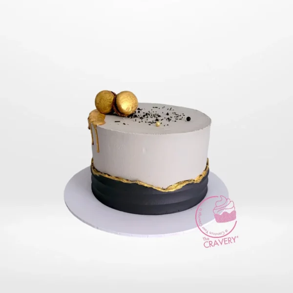 Grey Cake from Cravery Cake Shop Solihull – A refined and elegant dessert for your event.