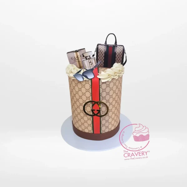 Gucci Cake by The Cravery, luxury designer cake handcrafted at our cake shop in Birmingham.