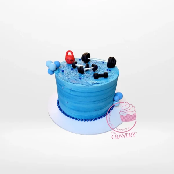 Gym Cake from best cake shop Birmingham – A perfect fitness-themed cake.