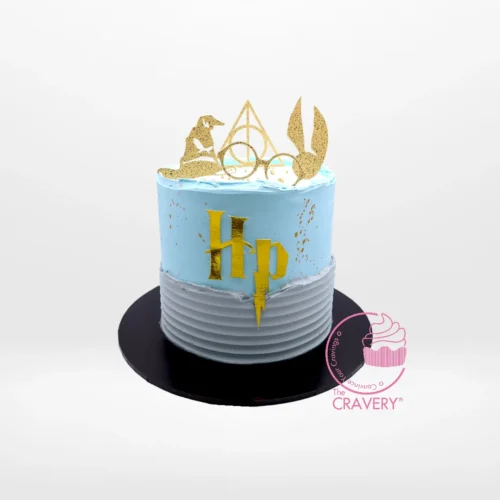 Harry Potter Cake Simple from Cravery's birthday cake Walsall collections – A spellbinding treat for your special occasion.