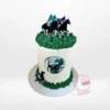 Horse Race Birthday Cake by The Cravery, racing-themed design handcrafted at our cake shop in Maypole.